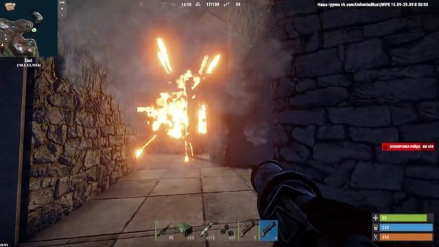 RUST - САМЫЙ ЭПИЧНЫЙ ОНЛАЙН РЕЙД , ВЕСЬ СЕРВЕР ЗАЩИЩАЛ ОДИН ДОМ , ВЫБИЛИ ТОННЫ ЛУТА И РЕСОВ ! смотреть онлайн