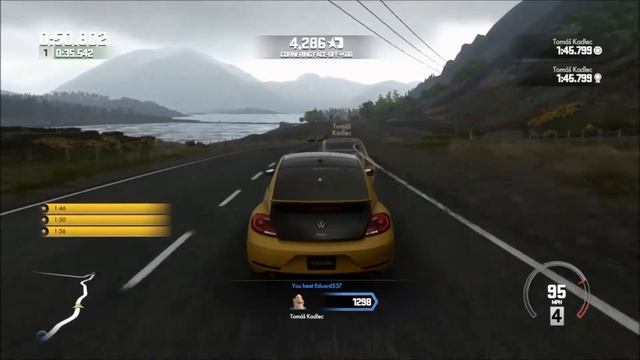 DRIVECLUB Tour - 5. Volkswagen Challenge - Volkswagen Beetle GSR 3 laps gameplay смотреть онлайн