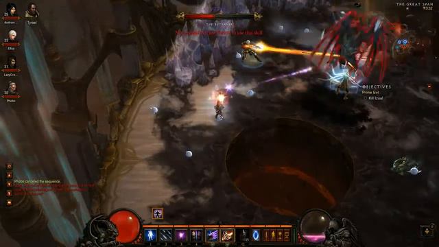 Izual Act 4 boss Diablo 3 смотреть онлайн