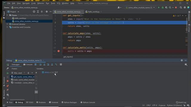PyCharm Debugger смотреть онлайн
