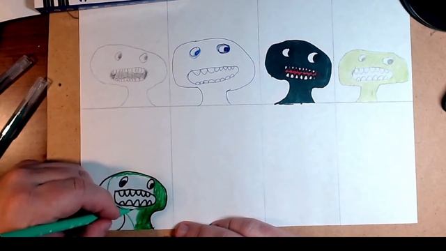 How to draw Jumbo Josh Says game Garten of Banban step by step easily draw with felt tip pens Clip смотреть онлайн