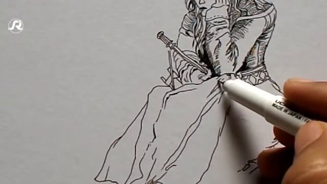 The sad angel drawing | Melencolia I by Albrecht Dürer | TDS-5 смотреть онлайн