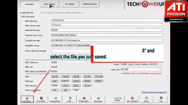 Radeon BIOS Editor allows you to overclock your graphics card without entering the BIOS