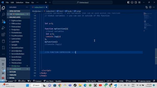JavaScript Function смотреть онлайн
