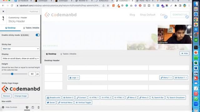 Justshoppe Elementor Cake Bakery Food WordPress theme Customize 2023 смотреть онлайн