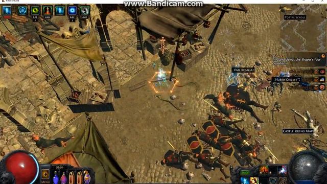 Path of Exile 2.5 Raider Flicker Strike, Quay Map Run смотреть онлайн