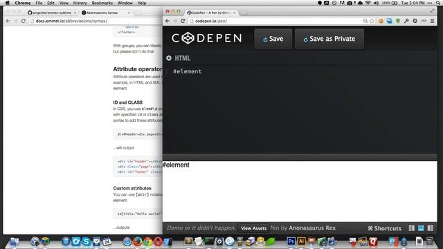 CSS-Tricks Screencast #129: Emmet (is awesome) смотреть онлайн