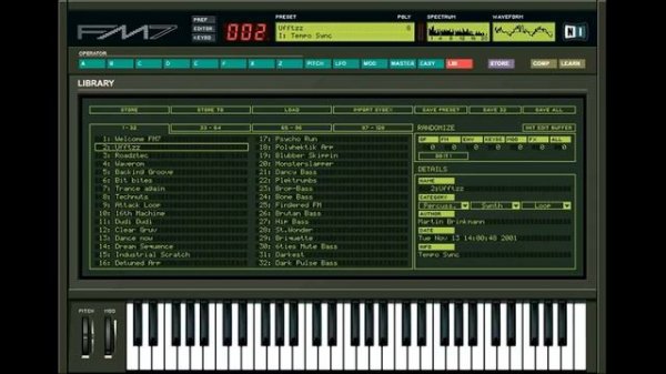 Native Instruments FM7: Vintage VST Synth, Nu-Disco Demo by al l bo