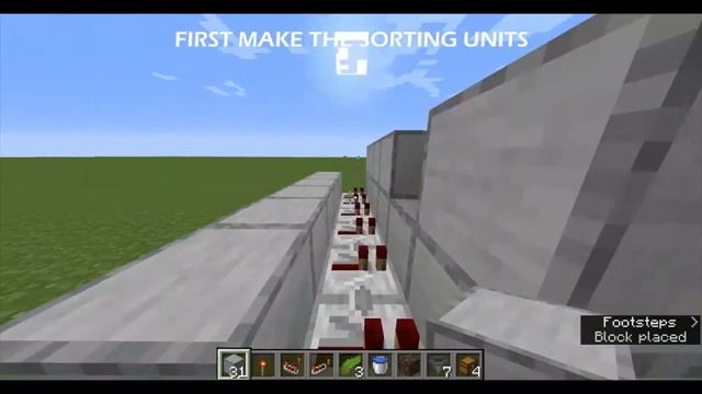 Item Sorter and item transportation | Java and Bedrock | Redstone tutorials #3 смотреть онлайн