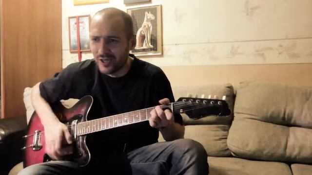 Жили-поживали - ГрОб (Егор Летов гитара кавер аккорды бой) смотреть онлайн