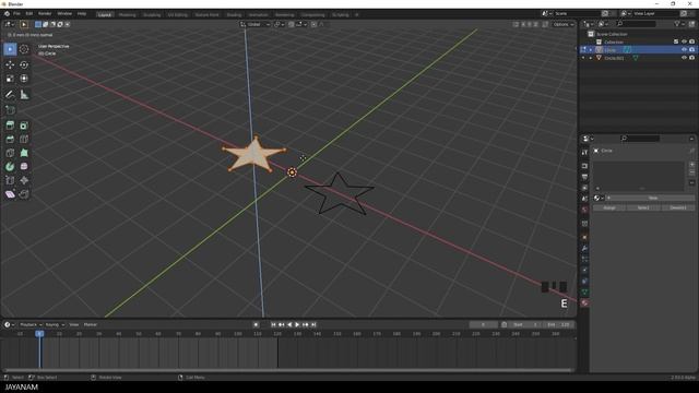 Blender modeling beginner Tutorial : Star Mesh смотреть онлайн