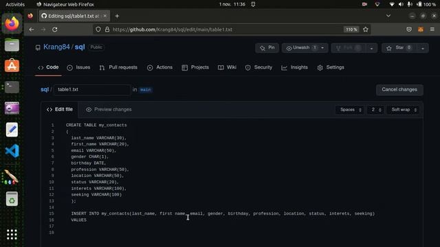 sql 02 : la commande INSERT INTO смотреть онлайн