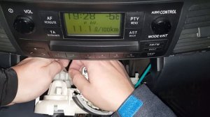 Снятие тросов отопителя