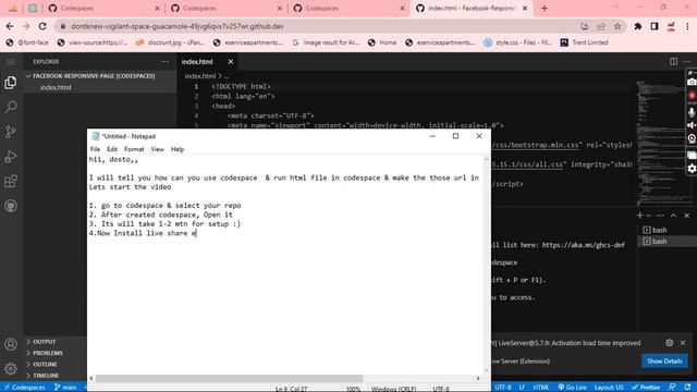 How to run codespace in github and private to public url | 100 % Easy Way смотреть онлайн