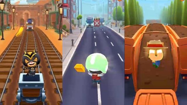 Talking Tom Gold Run -- Super Genger VS Frosty Tom VS Ginger Farmer смотреть онлайн