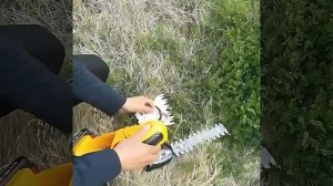 Аккумуляторный триммер кусторез 2в1