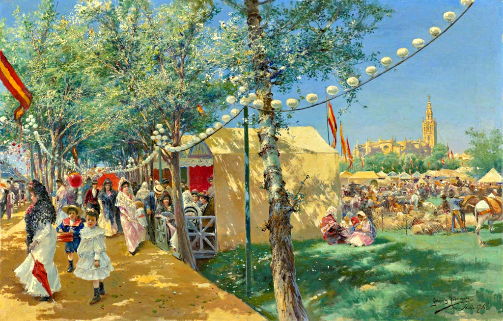 Художник Мануэль Гарсия и Родригес (Manuel Garcia y Rodriguez) (1863 – 1925). Часть 1. Севилья смотреть онлайн