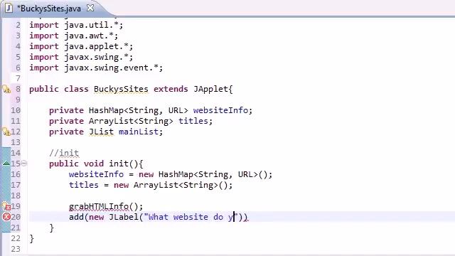 Intermediate Java Tutorial 117 init for Networking Applet смотреть онлайн
