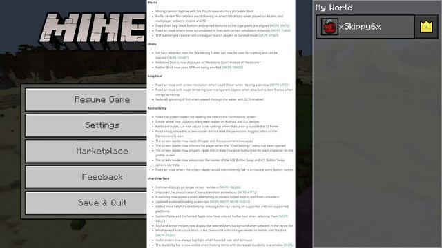 Minecraft Bedrock ? 1.16.210 ? Nether Sounds, Parity + ? fixes![ ChangeLog ] PS4,MCPE,Xbox,Windows1 смотреть онлайн