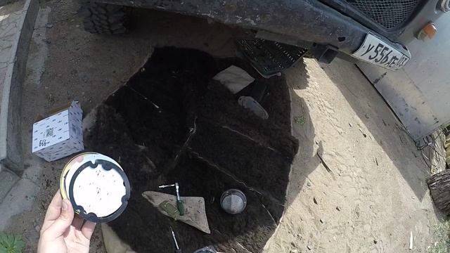 Установка светодиодных подфарников УАЗ Бортовой.