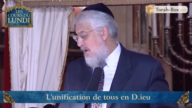 COURS DU LUNDI : L'UNIFICATION DE TOUS EN D.IEU (GRAND-RABBIN JOSEPH-'HAÏM SITRUK) смотреть онлайн