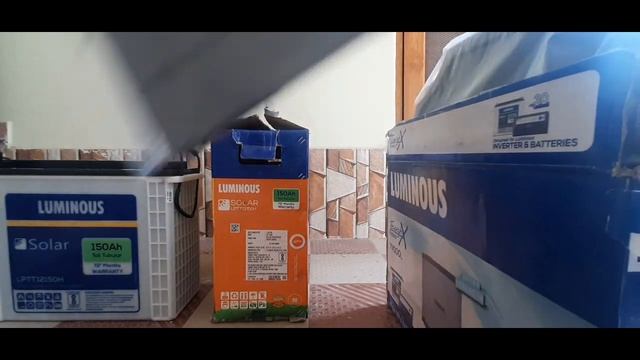 Best Luminous solar NXG 1150 inverter and solar 150Ah battery #best for school ,home and office смотреть онлайн