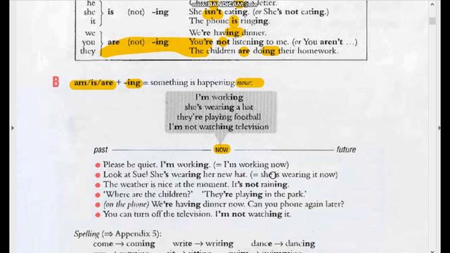 Essential Grammar in Use. Dərs 3 (Present Continuous Tense Form - İndiki davamedici zaman forması) смотреть онлайн