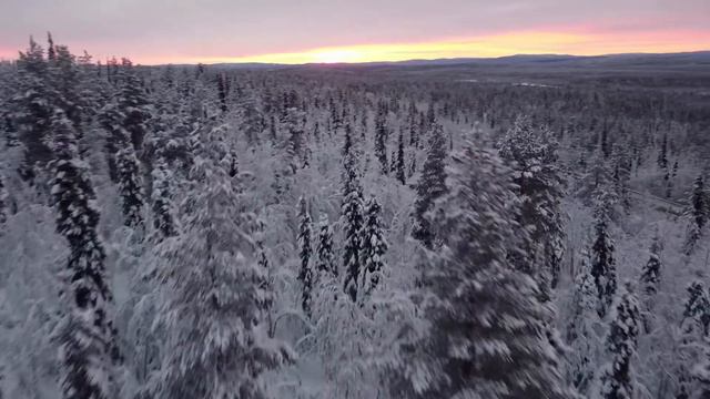 Кольский полуостров - короткая нарезка кадров с дрона смотреть онлайн