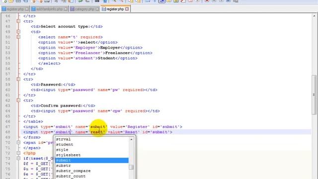 How to create register page in html php смотреть онлайн