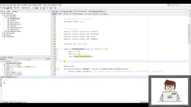 Object-oriented programming (OOP) JAVA - Snake Game -7- lesson 14- برمجة غرضية التوجه - لعبة الثعبا смотреть онлайн
