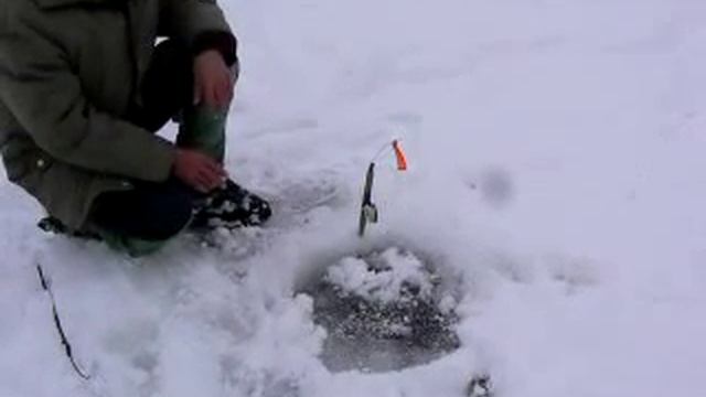 Зимняя рыбалка в Медовке смотреть онлайн