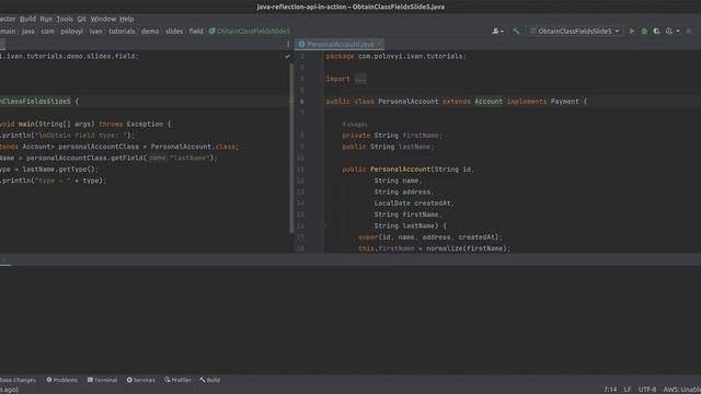 Java: Reflection API - Obtain Class fields смотреть онлайн