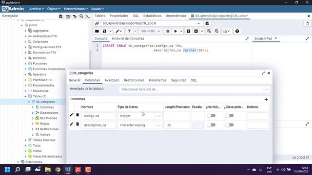 05 - Crear Tabla de datos | Curso de Base de Datos PostgreSQL смотреть онлайн