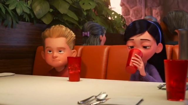 Violet parr all powers scene смотреть онлайн