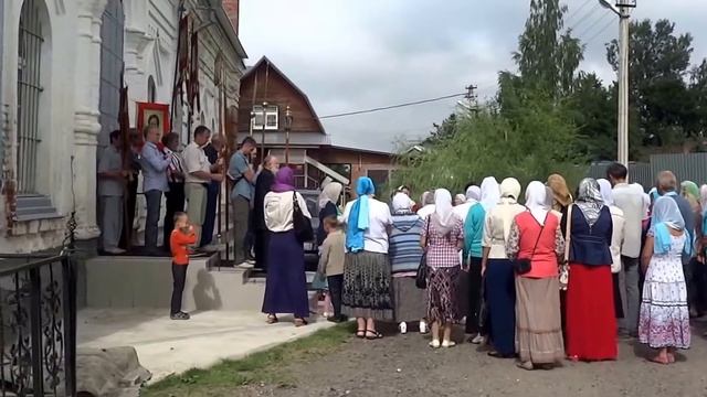 Крестный ход. 700-летие Сергия Радонежского. Жестылёво. смотреть онлайн
