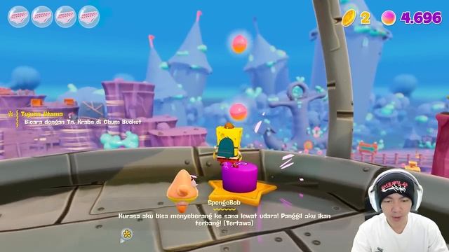 Masuk Kedunia Hantu - SpongeBob SquarePants The Cosmic Shake #6 смотреть онлайн
