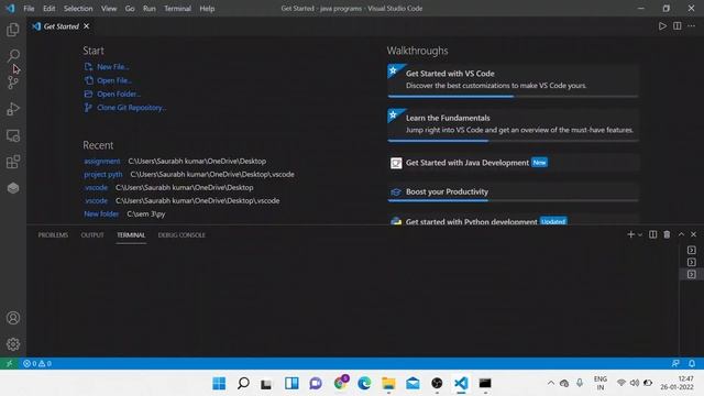 How to run Java program in vs code|Java program ko vs code me kaise run kare|Setup vs code for java смотреть онлайн