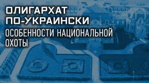 Олигархат по-украински. Особенности национальной охоты. Секретные материалы.