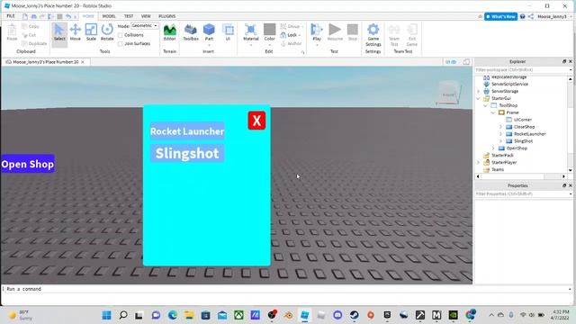 [ROBLOX UI TUTORIAL] How to make a Open/Close UI смотреть онлайн
