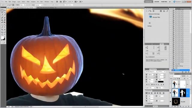 Halloween Photoshop Time-Lapse смотреть онлайн