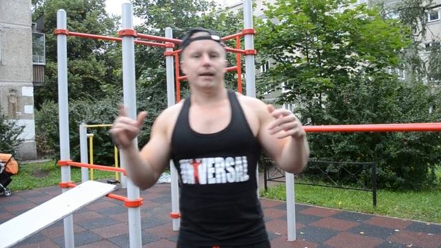 Тренировка. Верх тела, брусья, турники, эспандер. 50 подтягиваний. смотреть онлайн