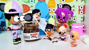 ВСЕ НЯНИ СБЕЖАЛИ ИЗ ДЕТСКОГНО САДИКА???  Малыши ЛОЛ сюрприз смешные мультики ДАРИНЕЛКА