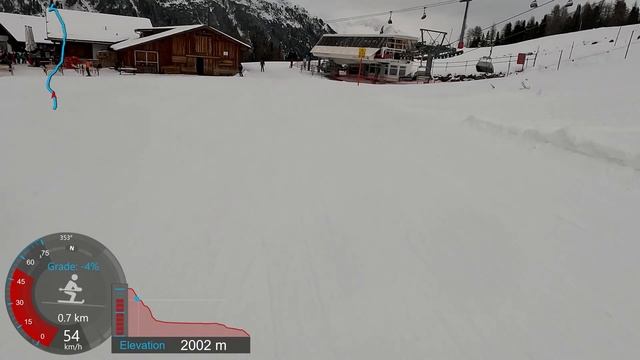 [4K] Skiing Ischgl, Complete Round Trip on a Snowy Day! Austria, GoPro HERO11 смотреть онлайн