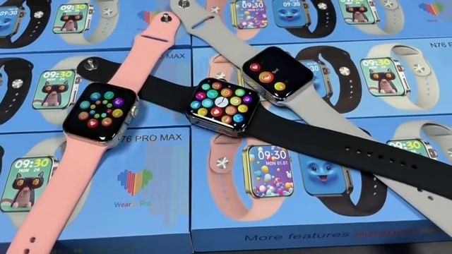 N76 PRO MAX smart watch pk S8 MAX DT8 HW8 watch 8 series 1.92 screen смотреть онлайн