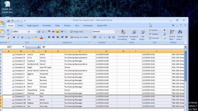 Import from Excel To Access смотреть онлайн
