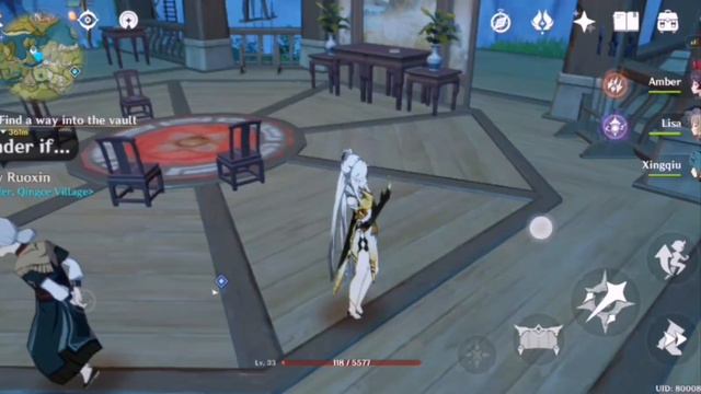 Genshin Impact - search for fragments near geo statue (The chi of guyun quest) смотреть онлайн