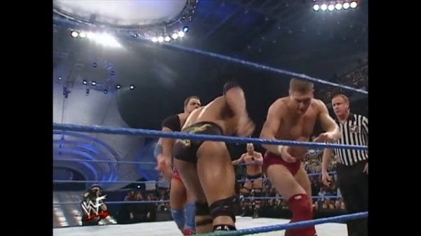 Stone Cold & The Rock Vs Kurt Angle & William Regal 12/14/2000