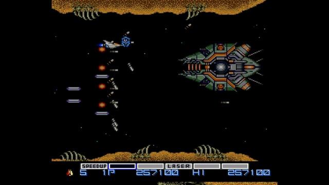 Only Game play GRADIUS PC Engine - one credit - no practice - how far can i get? смотреть онлайн