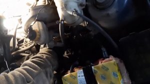 Авто Дэу-Сенс-Достаём датчик коленвала