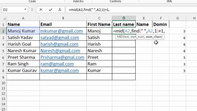 How to use Function in Excel VBA | Excel VBA lesson - 35 | Excel VBA Function | MID, Right Formula смотреть онлайн